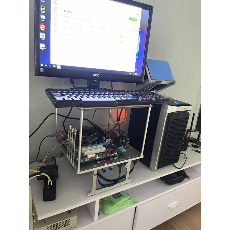 2026 Open Frame Aluminum Compu - огляд і ціна Aluminum Open Frame Test Bench Water Cooling